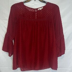 Women’s JohnPaulRichard, Bell Sleeve, Light Weight, Shirt, Size L